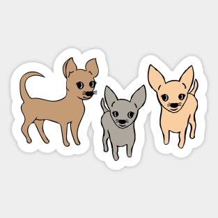Chihuahua chihuahuas Sticker